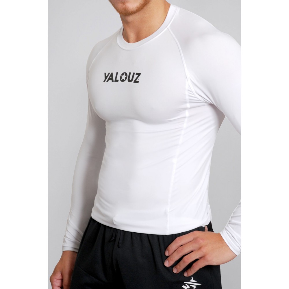 Acheter T-shirt à séchage rapide pour hommes, Compression, Fitness,  musculation, course à pied, slim, hauts
